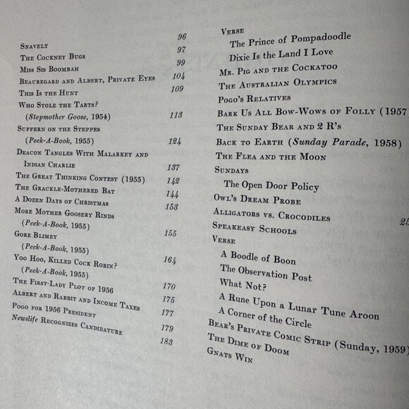 Ten Ever-Lovin Blue-Eyed Years With Pogo-1959 By Walt Kelly Paperback Cartoons - Picture 9 of 16